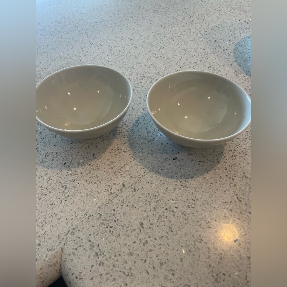 IKEA 365 Susan Pyrke White Cereal Bowls